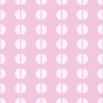 Seamless pattern of circles and points. Pattern of points and circles. Vector Stock Illustration