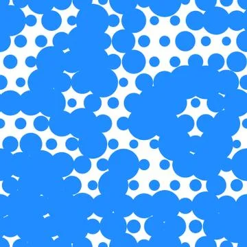 Seamless pattern with circles, bubbles. Aqua, water, sparkling water texture 스톡 일러스트