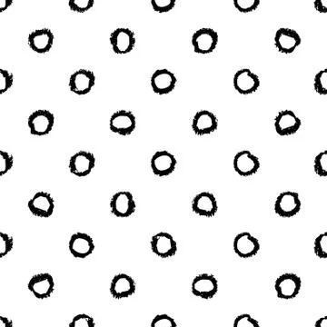 Seamless pattern with circles Stock Illustration