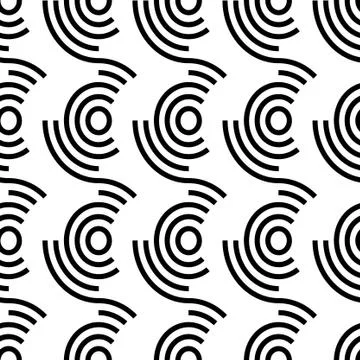 Seamless pattern with circles Stock Illustration