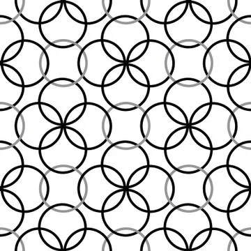 Seamless pattern with circles Stock Illustration