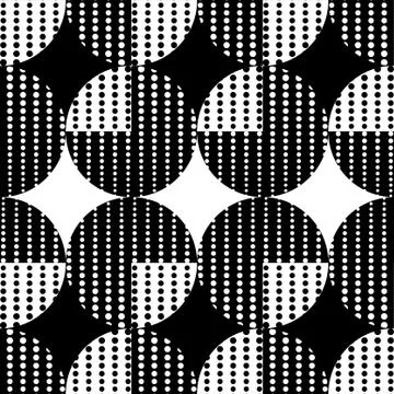 Seamless pattern with circles Stock Illustration