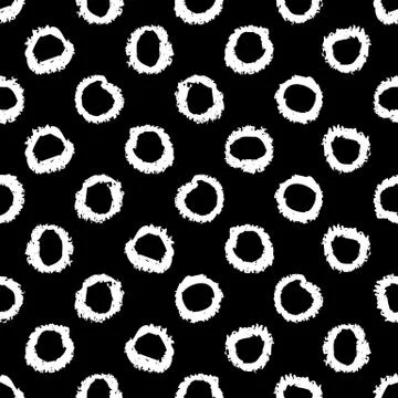 Seamless pattern with circles Stock Illustration