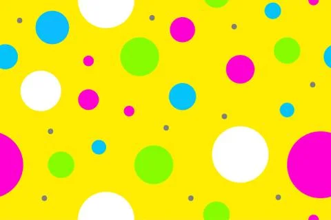 Seamless pattern with circles Stock Illustration