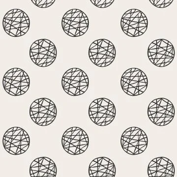 Seamless pattern with circles. イラスト素材