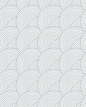 Seamless pattern with circles. Repeating modern stylish geometric backgrounds Illustrazione stock