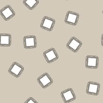 Seamless pattern circuitry microchip frame cartoon vector Stock Illustration