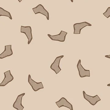 Seamless pattern circulation compression socks cartoon vector Illustrazione stock