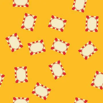Seamless pattern Circus vintage striped frame template background イラスト素材