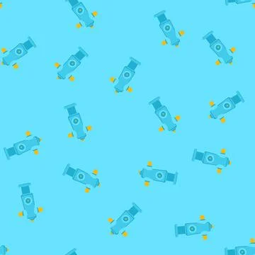 Seamless pattern city fire hydrant cartoon vector Stock Illustration