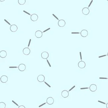 Seamless pattern clarity reading magnifier cartoon vector Illustrazione stock