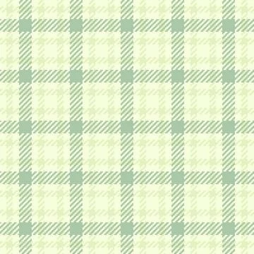 Seamless pattern. Classic check textile. Light green  beige hues. Great for b Stock Illustration