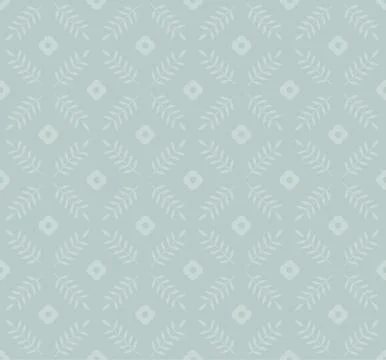 Seamless pattern in classic English style. Leaves and flowers classic pattern Stock Illustration