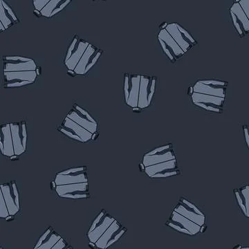 Seamless pattern classic leather jacket male cartoon vector イラスト素材