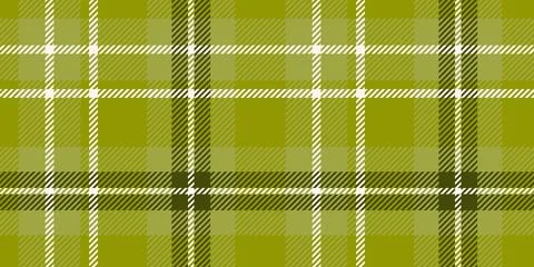 Seamless pattern with classic plaid design in shades of green and white, tr.. Stock Illustration