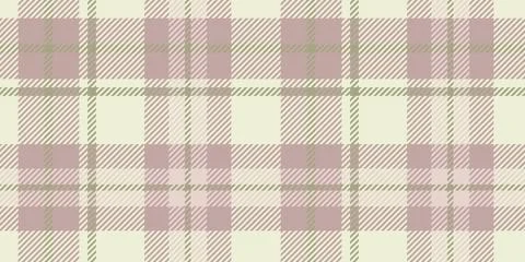 Seamless pattern with classic plaid design in muted tones of beige, light p.. Stock Illustration