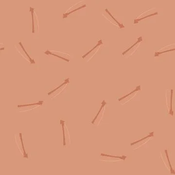 Seamless pattern classic retro arrow banner cartoon vector Stock Illustration