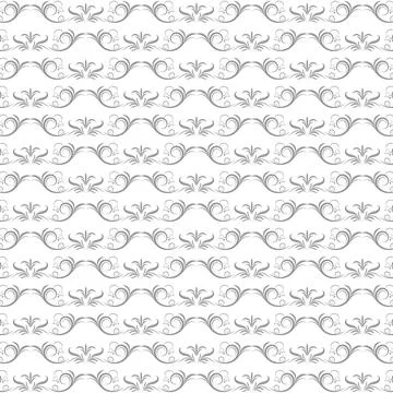 Seamless pattern in classic style, Vintage ornamental pattern background. Illustrazione stock
