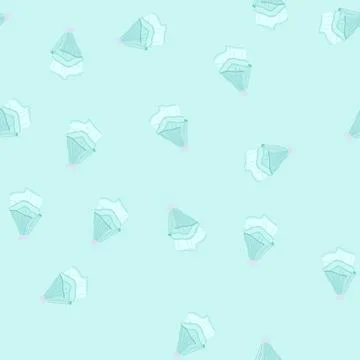 Seamless pattern classic veil bridal cartoon vector Stock Illustration