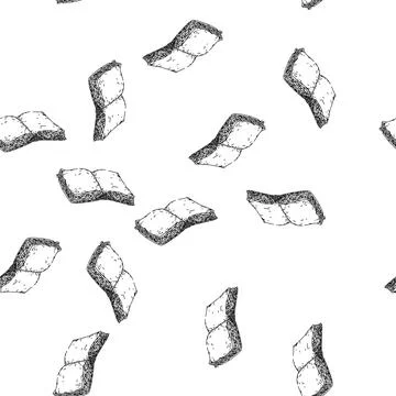 Seamless pattern classic vintage book sketch hand drawn Illustrazione stock