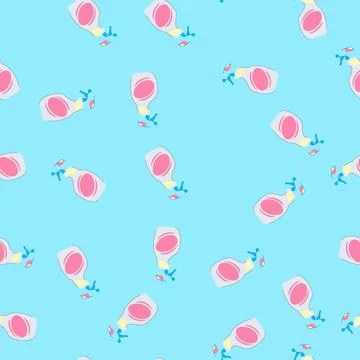 Seamless pattern clean bathroom cleaner cartoon vector Illustrazione stock