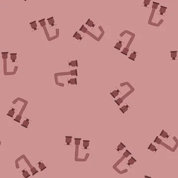 Seamless pattern clean bathroom faucet cartoon vector Stock Illustration