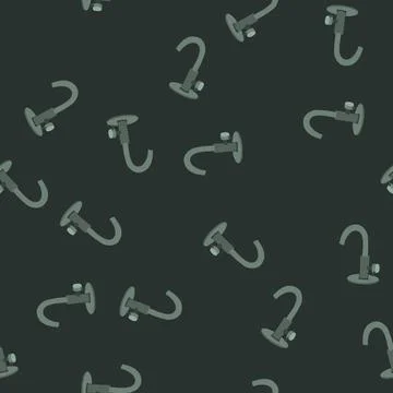 Seamless pattern clean faucet cartoon vector Stock Illustration