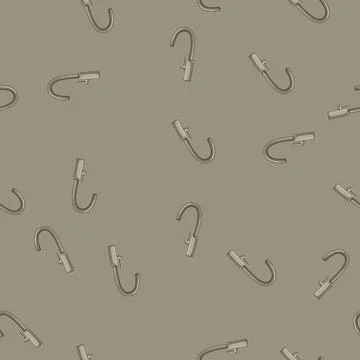 Seamless pattern clean faucet water cartoon vector Stock Illustration