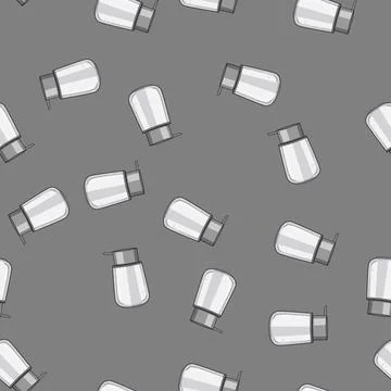 Seamless pattern clean liquid soap dispenser cartoon vector Illustrazione stock