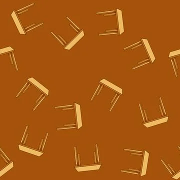 Seamless pattern clean plastic table cartoon vector Stock Illustration