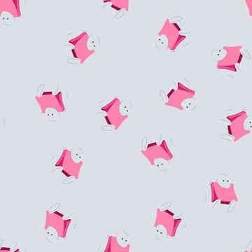 Seamless pattern clean post it dispenser cartoon vector Stock Illustration