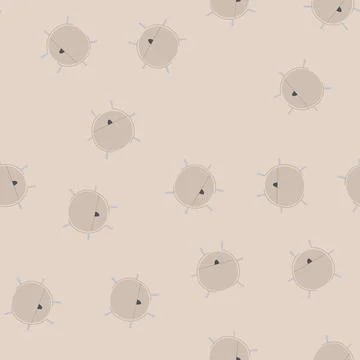 Seamless pattern clean robot vacuum cleaner cartoon vector 스톡 일러스트