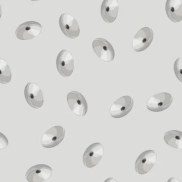 Seamless pattern clean sink ceramic cartoon vector Stock Illustration