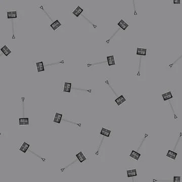 Seamless pattern clean snow shovel cartoon vector 스톡 일러스트