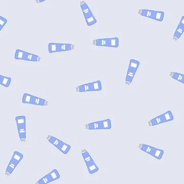 Seamless pattern clean toilet cleaner cartoon vector Stock Illustration