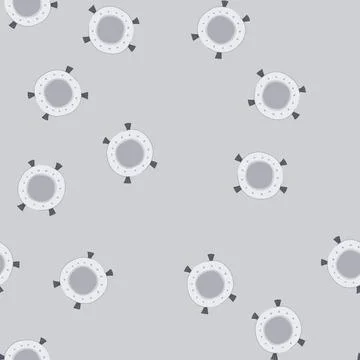 Seamless pattern cleaning robot vacuum cleaner cartoon vector 스톡 일러스트