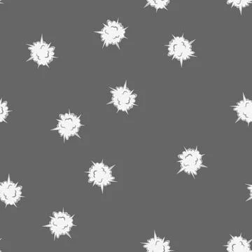 Seamless pattern climate dust burst cartoon vector Stock Illustration