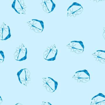 Seamless pattern climate ice crack cartoon vector Stock Illustration