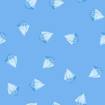 Seamless pattern climate iceberg cartoon vector Stock Illustration