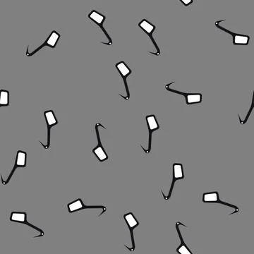 Seamless pattern climb piolet ice tool cartoon vector Stock Illustration