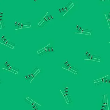 Seamless pattern climb step ladder cartoon vector イラスト素材