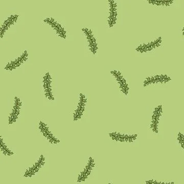 Seamless pattern climbing green ivy cartoon vector Stock Illustration
