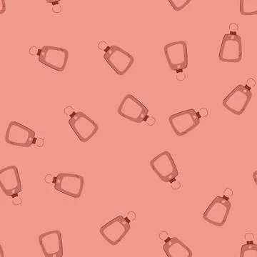 Seamless pattern clip clasp jewelry cartoon vector イラスト素材
