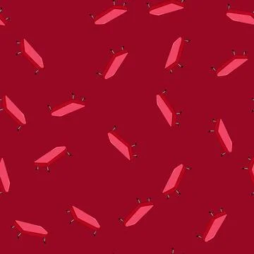 Seamless pattern cloth ironing board cartoon vector Stock Illustration