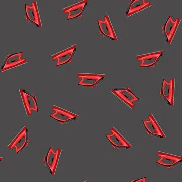 Seamless pattern clothers iron laundry cartoon vector Stock Illustration