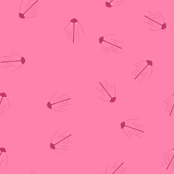 Seamless pattern clothes rain jacket cartoon vector Stockillustratie
