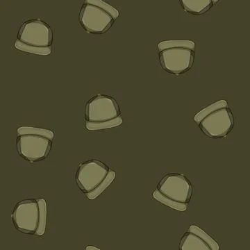 Seamless pattern clothing baseball cap cartoon vector Illustrazione stock