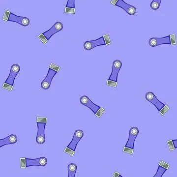 Seamless pattern cloud digital bookmark cartoon vector イラスト素材