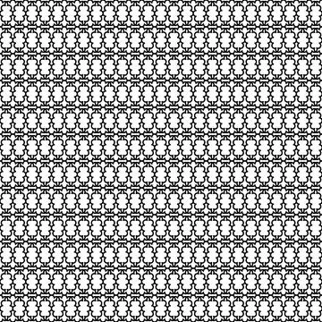 Seamless pattern cloud shape outline style, vector illustration 스톡 일러스트