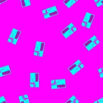 Seamless pattern cloud tech banner cartoon vector Illustrazione stock